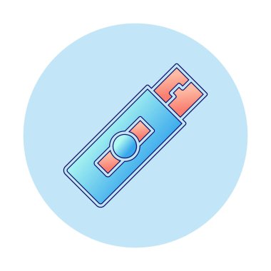 Web için usb flash simgesi.