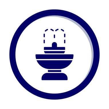 fıskiye ikonu vektör illüstrasyonu