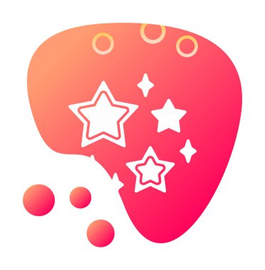 yıldızların vektör illüstrasyonu