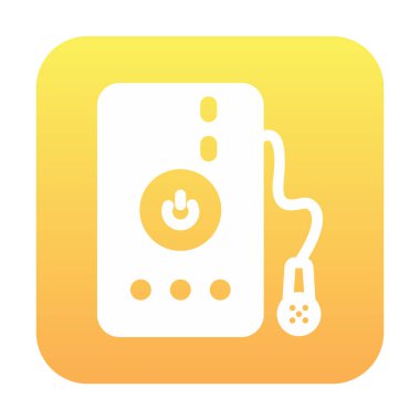 Su banyosu web simgesi, illüstrasyon