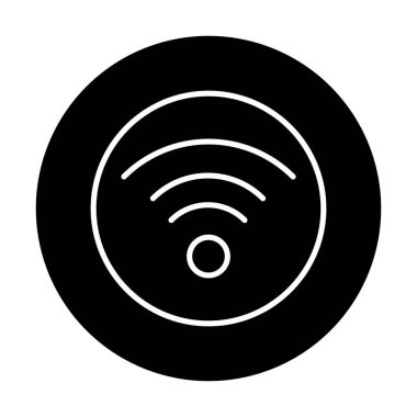 wifi simgesi, vektör illüstrasyonu basit tasarım
