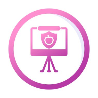 Beyaz arkaplanda besin sunum vektörü illüstrasyonu