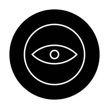 Göz simgesi, vektör illüstrasyon tasarımı 