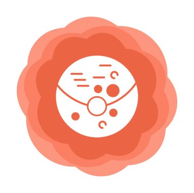 Venüs web simgesi, vektör illüstrasyonu