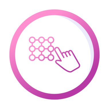 Erişim Kodu vektör çizimi