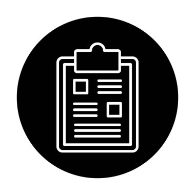 Pano simgesi, vektör illüstrasyonu basit tasarım