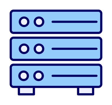 ağ simgesi çizimi. Sunucu                    