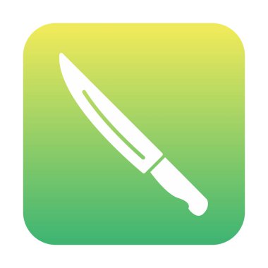 Bıçak simgesi, vektör illüstrasyonu 