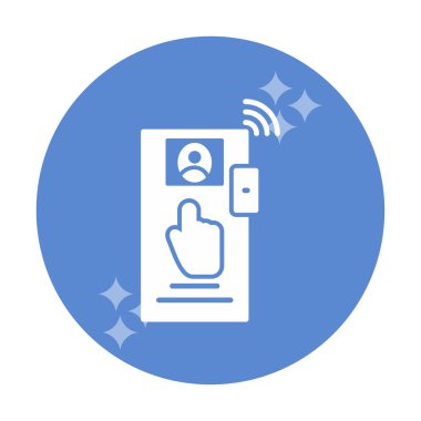 Kapı Kamera simgesi vektör illüstrasyonu 