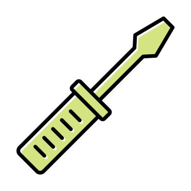 tornavida ikonu vektör çizimi