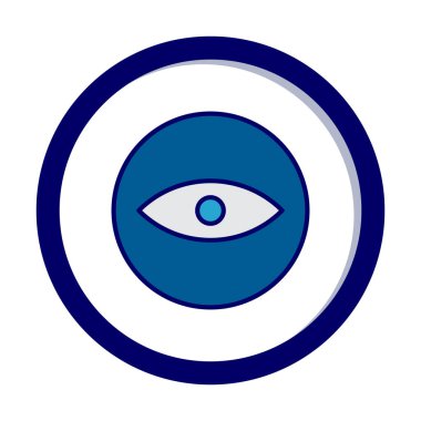 Göz simgesi, vektör illüstrasyon tasarımı 