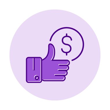 Basit En İyi Fiyat simgesi, vektör illüstrasyonu