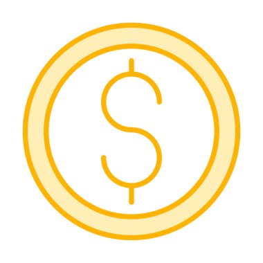 Dolar para simgesi, vektör illüstrasyonu