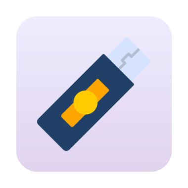 Web için usb flash simgesi.