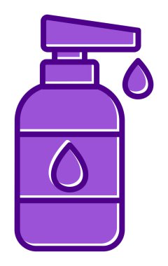 Bebek losyonu web simgesi, vektör illüstrasyonu 