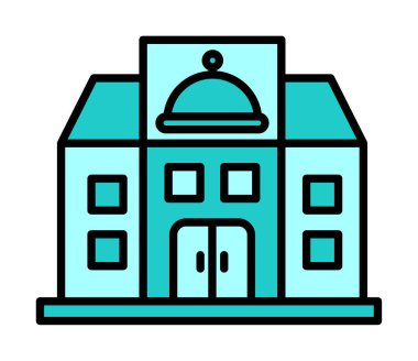 Beyaz arkaplanda restoran vektör illüstrasyonu