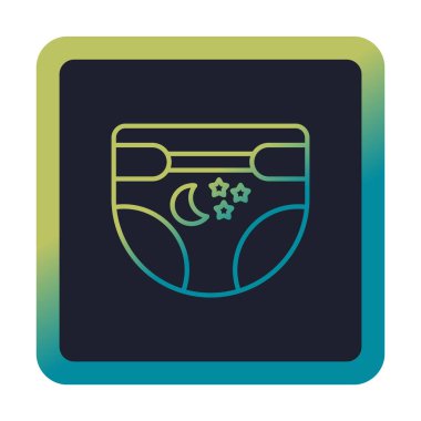 diaper icon vector illustration clipart