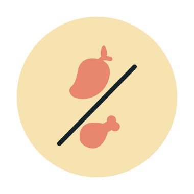 mango meyvesi veya tavuk budu ikonu