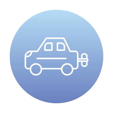 Araç Oyuncağı simgesi arka planda izole edildi