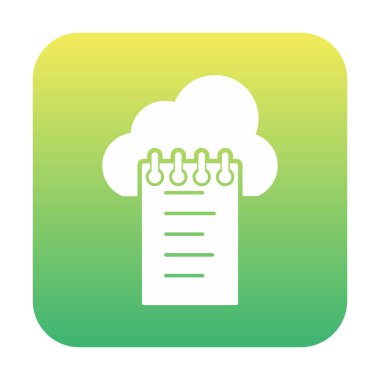 bulut veri çizgisi ikonu vektör illüstrasyonu