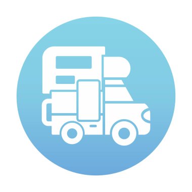 Kamp simgesi vektör illüstrasyonu