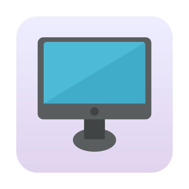 Ekran simgesi vektör illüstrasyonunu izle