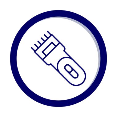 Elektrikli Shaver simgesi vektör illüstrasyonu