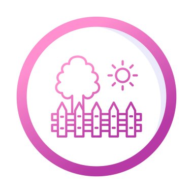 çit ağ ikonu vektör illüstrasyonu