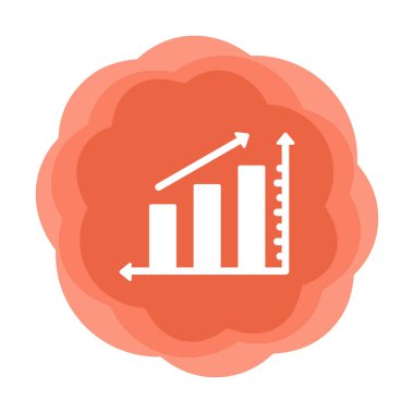 Grafik. Web simgesi basit illüstrasyon 