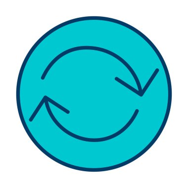 Modern simgenin vektör illüstrasyonu              