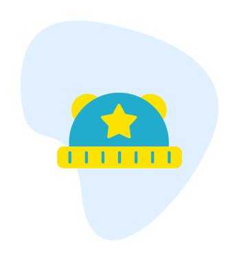 Bebek Şapka. Web simgesi basit illüstrasyon 