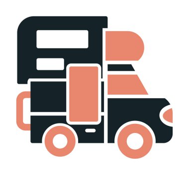 Kamp simgesi vektör illüstrasyonu