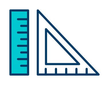 ölçekli düz simge, vektör illüstrasyonu 