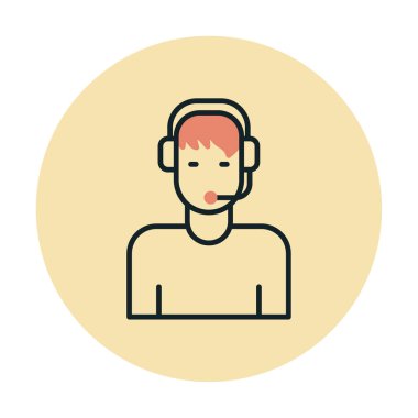 Müşteri Hizmetleri Simgesi Tasarımı 