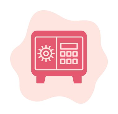 Güvenli kutu vektör çizimi tasarımı