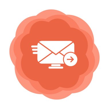 zarf, posta simgesi vektör illüstrasyonu