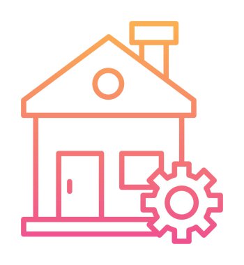 Ev onarım simge vektör çizim