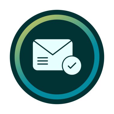 e- posta iletimi simge vektör illüstrasyonu