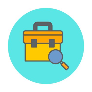 Görev simgesi vektör illüstrasyonu