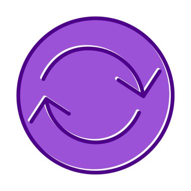 Modern simgenin vektör illüstrasyonu              