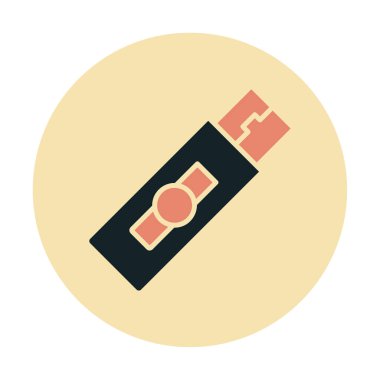 Web için usb flash simgesi.