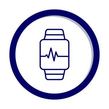 watch simge vektör çizim 