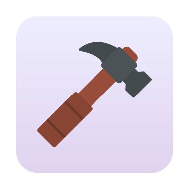 Çekiç ikonu vektör illüstrasyonu