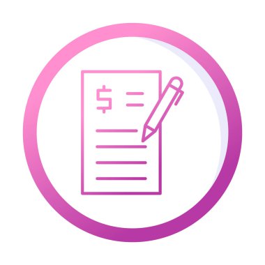 İçerik Oluşturucu ikon vektör çizimi