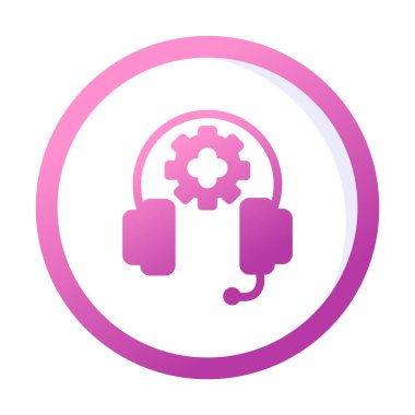 ikon vektör illüstrasyonunu destekle