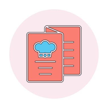 Menü web simgesi, vektör çizim