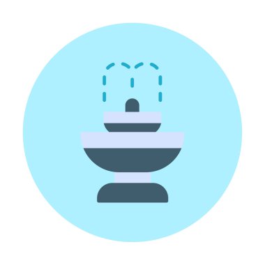 fıskiye ikonu vektör illüstrasyonu