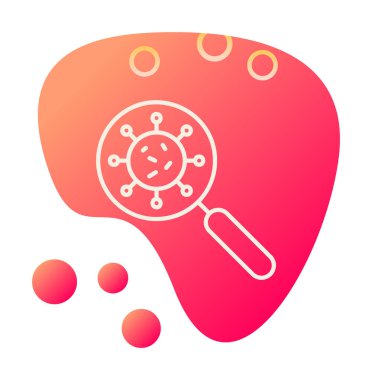 Virüs Arama Vektörü illüstrasyonu