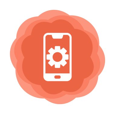 Mobil Ayar Simge vektör çizimi