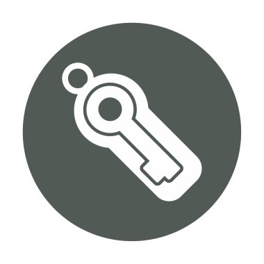 Anahtar sembolü web simgesi, vektör illüstrasyonu